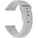 ユニバーサル時計バンド16mm 18mm 20mm 22mmワイドシリコンストラップの交換、Samsung、Huawei、その他のスマートウォッチの男性と女性のためのクイックリリーススポーツシリコンストラップ(2)