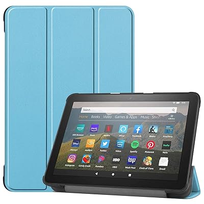 For Fire HD 8 / HD 8 Plus ( 2024 / 2022 / 2020 ) ケース Fire HD8 / HD8 Plus (2020年発売 第10世代 / 2022/2024年発売 第12世代用) 保護ケース 軽量 薄型 PU For Fire HD 8 / HD 8 Plus ( 2024 / 2022 / 2020 ) ケース Fire HD8 / HD8 Plus (2020年発売 第10世代 / 2022/2024年発売 第12世代用) 保護ケース 軽量 薄型 PU