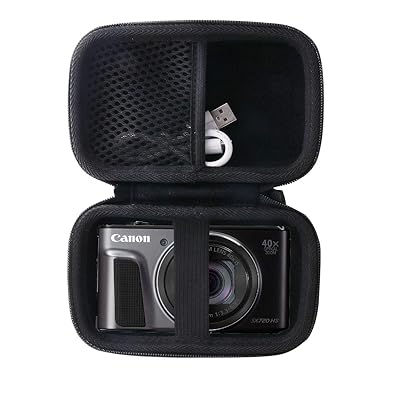 Canon PowerShot G7X / SX620HS/SX720HS/SX730HS/SX740HS/G9 Xデジタルカメラ専用収納ケース- (storage case-Black)(2)
