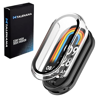 for xiaomi smart band 9ケース シャオミ スマートバンド9保護カバー ガラスフィルム 一体型 PC素材 全面保護 超薄型 装着簡単 耐衝撃 高透過率 指紋防止 傷防止 シャオミ スマートバンド9アクセサリー xiaomi sma