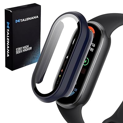 for xiaomi smart band 9ケース シャオミ スマートバンド9保護カバー ガラスフィルム 一体型 PC素材 全面保護 超薄型 装着簡単 耐衝撃 高透過率 指紋防止 傷防止 シャオミ スマートバンド9アクセサリー xiaomi sma