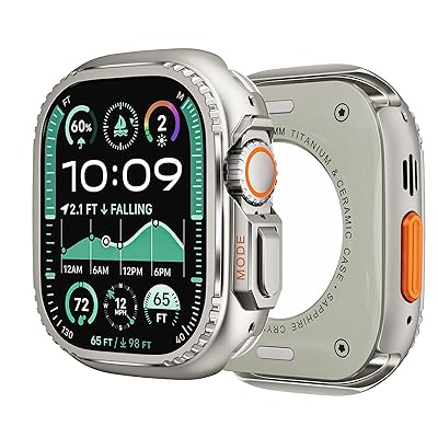 for Apple Watch Ultra 2/Ultraケース 49mm 亜鉛合金素材 アップルウォッチウルトラバンパー アップルウォッチウルトラカバー+背面ケースの2 in 1デザイン 防傷 耐衝撃 Apple Watchアクセサリー apple