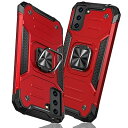 Samsung Galaxy S21 用ケース リング 衝撃吸収 耐衝撃 TPU+PCバンパー 二重構造 米軍MIL規格 全面保護カバー 滑り防止 車載ホルダー対応 擦り傷防止 滑り止め 軽量 薄型 サムスン ギャラクシー S21 用カバー 6.2イ(2)