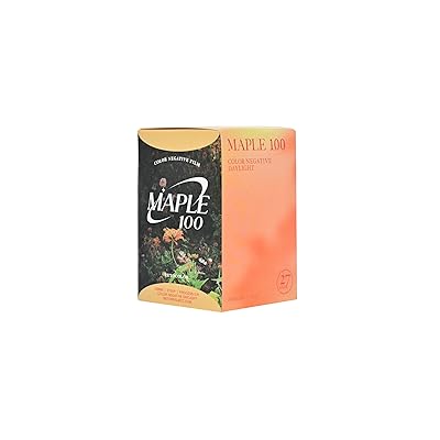 COLOR Maple 100 35mm カラーネガフィルム、27EXP、ISO100、C41 処理、DX コード、レトロカラー