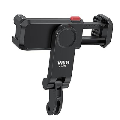 VRIG スマホホルダー Gopro三脚と互換 ネックレススマホマウント スマートフォンホルダー 横 縦 360度..