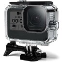 防水防塵保護ハウジング Go Pro HERO 8 Blackブラック対応 | 60m水深ダイビング| Go Pro Hero8 アクションカメラ対応