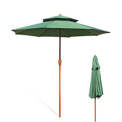 パラソル ガーデンパラソル 270cm uvカット 撥水 鉄製 ハンドル開閉 ビーチパラソル ガーデニング 庭 テラス アウトドア ビーチ キャンプ 日傘 折り...