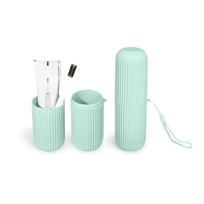 楽天グリーンフィールドジャパン歯ブラシケース コップ 携帯用歯ブラシケース トラベル歯ブラシカップ 歯ブラシホルダー 多機能 歯ブラシ収納 コンパクト シンプルスタイル 旅行 スリムデザイン 出張に最適 アウトドア オフィス ホーム トラベル アウトドア プレー 軽量 防水 （グ