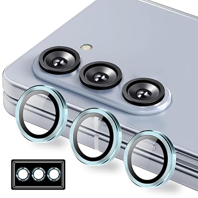 for Galaxy Z Fold6 用 カメラフィルム ギャラクシーZ Fold 6 SC-55E 用 カメラ保護フィルム 薄型 強化ガラス 耐衝撃 独立型 露出オーバー防止 アルミ合金 カメラカバー (Z Fold6) (ブルー) for Galaxy Z Fold6 用 カメラフィルム ギャラクシーZ Fold 6 SC-55E 用 カメラ保護フィルム 薄型 強化ガラス 耐衝撃 独立型 露出オーバー防止 アルミ合金 カメラカバー (Z Fold6) (ブルー)