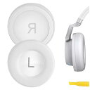 イヤーパッド QuickFit 互換性 パッド アーカーゲー AKG K845BT, K845, K545, K540 ヘッドホンに対応 パッド イヤー/イヤーカップ (プロテインレザー/白い)