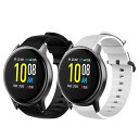 UMIDIGI Uwatch 2S バンド, スポーツ シリコン ベルト 交換バンド 対応 UMIDIGI Uwatch 2S スマートウォッチ (2パック-白...