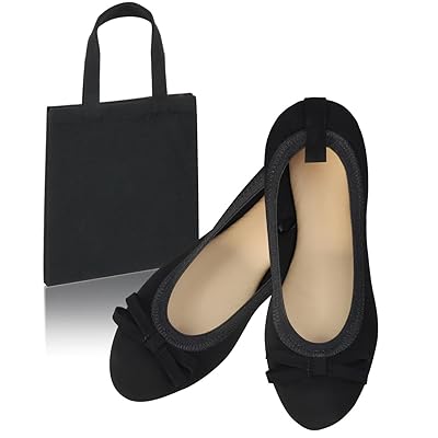 携帯スリッパ レディース 【雲を歩くような履き心地・抗菌防臭防水加工・収納ポーチ付 】 スリッパ 折りたたみスリッパ 携帯シューズ 室内履きシューズ 超軽量 滑り止め 防音設計 丸洗いOK 卒業式 入学式 学校行事 参観日 出張 旅行 (ブラック,