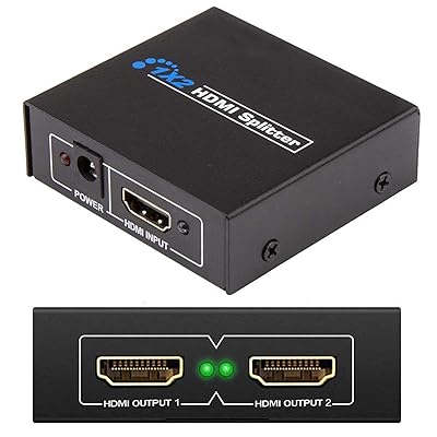 HDMI 分配器 1入力2出力 HDMIスプリッター HDMI 切替器 4K 30Hz HDMIセレクター 1080P 3D HDCP 対応