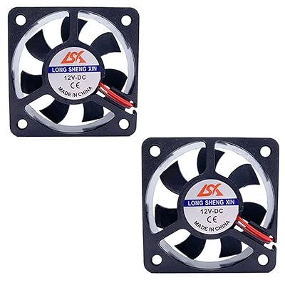 ѥե 2PCS Ų 2 ԥ ֥饷쥹6cm ե 60mm X 60mm X 25mm PCե  DCե ꡼֥٥(6025 12V-DC)