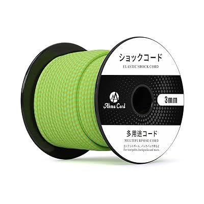 ショックコード バンジーコード 3mm 弾性 ゴム紐 ゴムロープ テントポール テントフレーム補修 DIY用な..