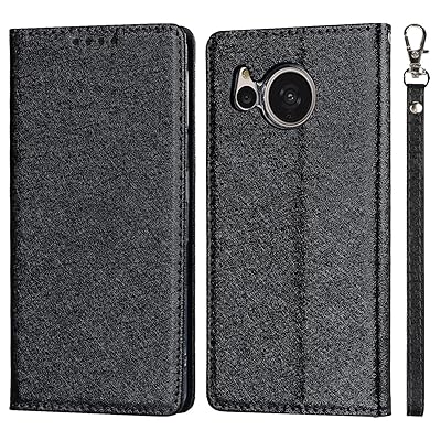 AQUOS sense7 ケース 手帳型 薄型 高級PUレザー AQUOS sense7 SH-53C SHG10 ケース 手帳型 AQUOS sense7 SH-53C ケース マグネット式 ベルトなし ストラップ付き カード収納 アクオス センス