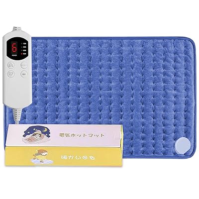電気座布団 30X60CM 椅子用 電気マット 洗える 1人用 座布団型 足温器 ごろ寝 電気マット フット ヒーター 6段階温度調整 タイマー付き 約30℃~65℃調節 過熱防止 1H/ 3H/ 6H/ 9Hタイマー 腹 背中 首 ひざ 肩 対応