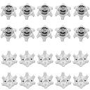 ゴルフシューズ スパイク 20個入れ ソフトスパイク鋲 ゴルフシューズ用 ゴルフシューズ靴鋲 ゴルフクリート 固定 滑り止め (ホワイト)