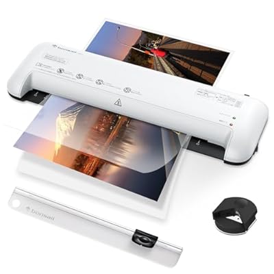 ラミネーター A3/A4/B5/はがき/名刺サイズ対応 80/100μmフィルム対応 ウォームアップ時間3-4分 気泡な..