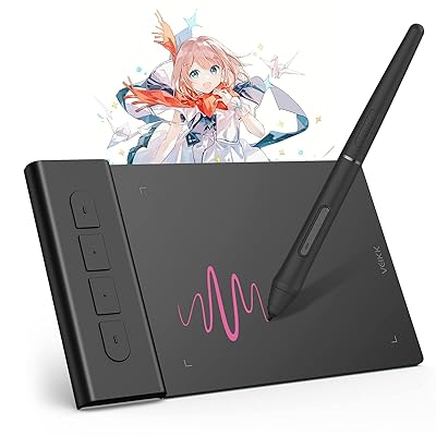 ペンタブ 4x3インチ OSU!ゲーム専用 超薄型 持ち運び便利 板タブ スマホ対応 筆圧感知8192段階 両利き ショートカットキー4個 電源不要ペン ペンタブレット イラスト お絵描き 漫画 Windows Mac Android Linux 対