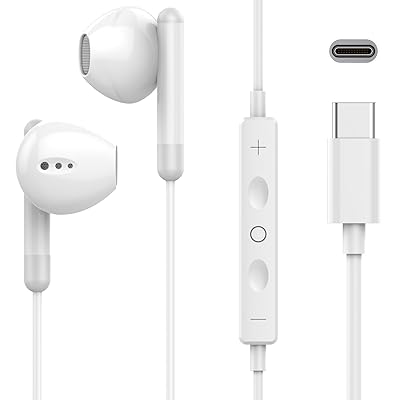 【2025最新型】 タイプ C イヤホン 有線 USB C イヤホン HiFi クリア通話 iphone15/16対応 マイクリモ..