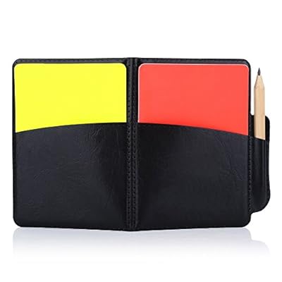 審判カード 警告カード サッカー フットサル 審判 用具 赤と黄色のカード 小冊子1枚 レコードカード10枚 鉛筆1本 審判用品セット (1本)