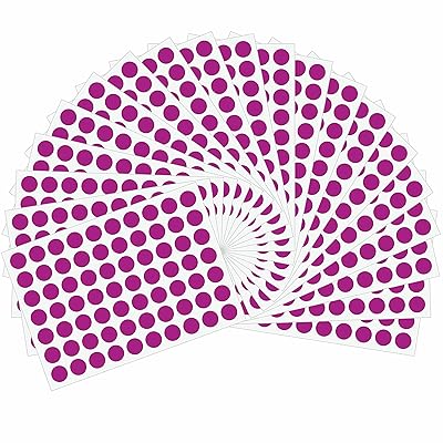 カラーラベル 丸型 1400片入り 丸シール 10mm 20シート 10色 ラベルシール 丸書類袋のオフィス用品オフ..