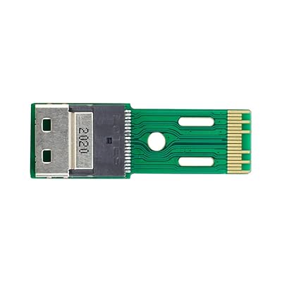 PCI-E スリムライン SAS 4.0 SFF-8654 4i 38ピン - SFF-8654 38ピン オス-メス エクステンダーアダプターテストツール