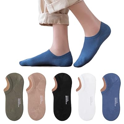 靴下 メンズ 【抗菌 防臭 98%コーマ綿】 5足セット 24-27.5cm通気性/薄手 春と夏 おしゃれ ソリッドカラー (メンズ, sock-1)