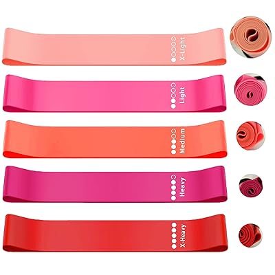 トレーニングチューブ ゴムバンド 筋トレ ゴムチューブ 天然ラテックス ゴムバンド チューブ トレーニング 5本セット 自宅 筋トレ ゴム バンド 美尻 トレー...