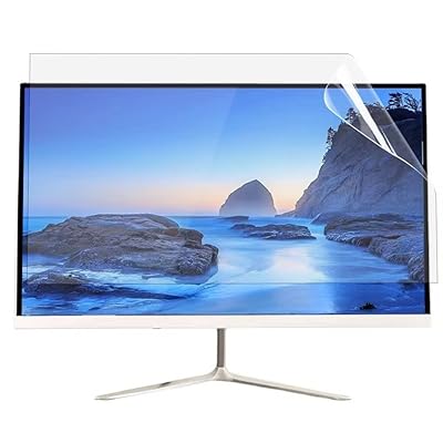 19.5インチ16:10 対応 フィルム 光沢 透明 PC液晶保護フィルム 気泡レス加工 指紋防止 抗菌 PCモニター..