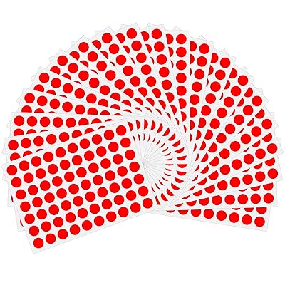 カラーラベル 丸型 1400片入り 丸シール 10mm 20シート 10色 ラベルシール 丸書類袋のオフィス用品オフ..