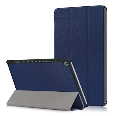 Custer ケース 対応 Huawei MediaPad M5 10.8 CMR-AL09 CMR-W09, PUレザー 軽量 カバー 対応 Huawei MediaPad M5 10.8 CMR-AL09 CMR-W09 - 青