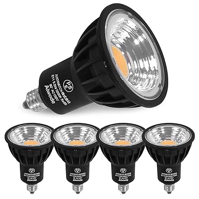 E11 LEDスポットライト LED電球 E11口金 5.5W(60W形相当) 昼白色5000K CRI95 明るさ550lm 調光不可広角90° 絶縁材料本体LED電球(ブラック 5個セット)