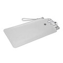 キーボードケース、ヴィーガンレザー製トラベル保護バッグ、レイザー Razer Joro Portable Wireless/ロジクール Logicool MX Keys Mini 対応 (ライトグレー)(2)