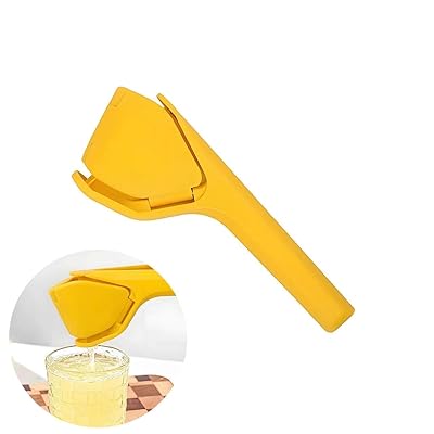 レモン搾り器 ハンドジューサー レモンしぼり 手動式 フルーツジューサー 果汁しぼり器 クリップ式 折..