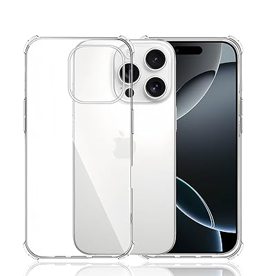 iPhone16 Pro ケース 耐衝撃 クリア tpu 透明 スリム 薄型 アイフォン 16 Pro 四隅化保護カバーシリコン 透明 スリム 薄型 指紋防止 黄変防止 防塵 ハンドストラップ バンパー ソフトケース 透明カバー 携帯カバー 薄型 軽