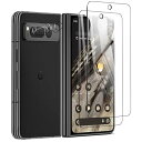 【2+2枚セット】 Google Pixel Fold フィルム + グーグル Pixel Foldカメラフィルム 旭硝子素材採用 強化ガラス フィルム 硬度9...