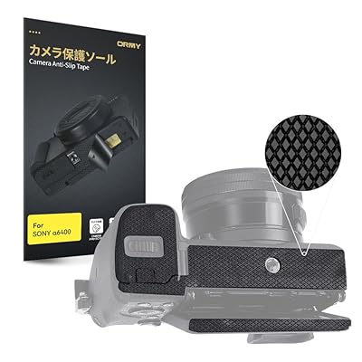 カメラ保護ソール SONY α6400 用 滑り防止 底部保護 保護テープ 衝撃吸収 カメラ本体ボトム 保護フィル..