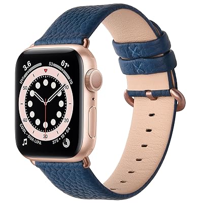 Litchi アップルウォッチ バンド 革 apple watch ベルト iwatch バンド レザー 45mm 44mm 42mm 41mm 38..