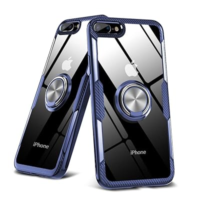 iPhone8Plus ケース iPhone7Plus ケース クリア 薄型 リング付き 耐衝撃 全面保護 背面強化ガラスケースクリア TPU バンパー スタンド機能 透明 落下防止 耐衝撃 擦り傷防止 指紋防止360度回転 マグネット 車載スタンド iPhone8Plus ケース iPhone7Plus ケース クリア 薄型 リング付き 耐衝撃 全面保護 背面強化ガラスケースクリア TPU バンパー スタンド機能 透明 落下防止 耐衝撃 擦り傷防止 指紋防止360度回転 マグネット 車載スタンド