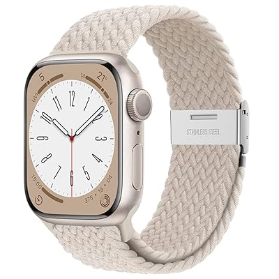 アップルウォッチ バンド Apple Watch バンド 42mm(Series 10)/41mm/40mm/38mm 編み込み 伸縮 調整可能 ソロループ Series Ultra2/Ultra/10/9/8/7/6/SE/SE2/5/4/3/2/