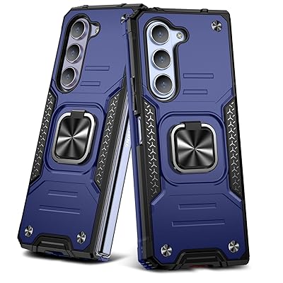 Galaxy Z Fold5 用ケース リング付きカバー 耐衝撃 スタンド機能 車載ホルダー レンズ保護 ギャラクシーZ フォールド5 用スマホケース PC TPUバンパー 防塵 人気 落下防止 滑り止め 指紋防止 携帯カバー 青 A88 Galaxy Z Fold5 用ケース リング付きカバー 耐衝撃 スタンド機能 車載ホルダー レンズ保護 ギャラクシーZ フォールド5 用スマホケース PC TPUバンパー 防塵 人気 落下防止 滑り止め 指紋防止 携帯カバー 青 A88