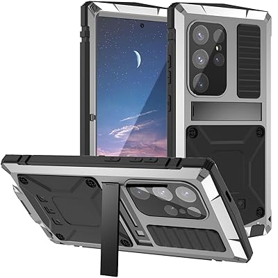 適応 Galaxy S24 ultra 5G用 カバー 耐衝撃 米軍MIL規格取得 スタンド機能 三