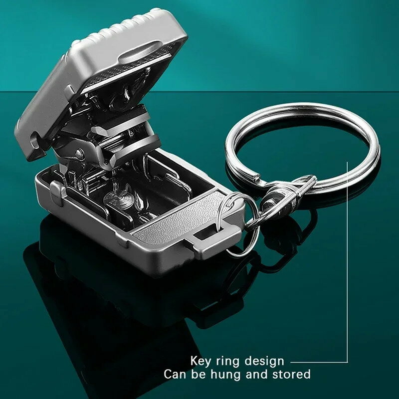 荷物爪切り折りたたみステンレス鋼爪切りミニキーホルダー足の爪爪マニキュアトリマー足の爪切り