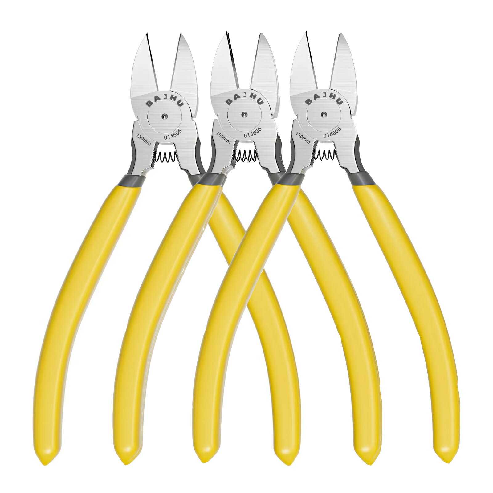 1/3PC ワイヤーカッターニッパー斜めペンチ Cr-v プラスチックプライヤーハイスペックニッパー電線ケー..