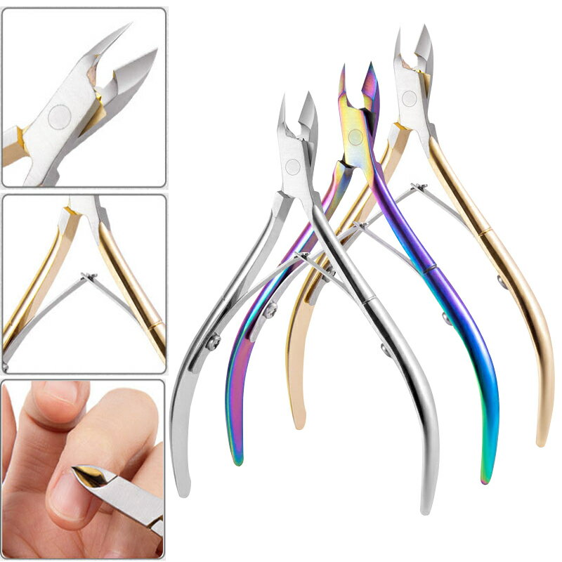 ネイルカッターニッパーはさみ角質リムーバーステンレス鋼ペディキュアイーグルくちばしプライヤープロ..
