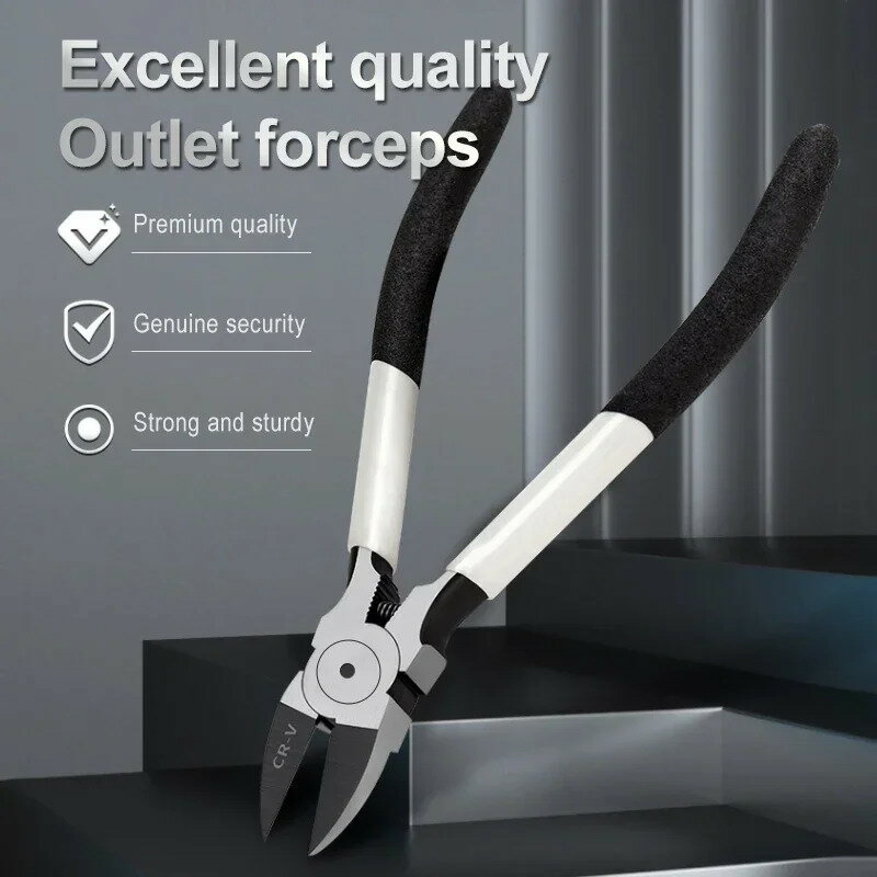 5/6 インチ Cr-V ミニ電子ワイヤーストリッピングプライヤー斜めペンチサイドカッタープラスチックケー..