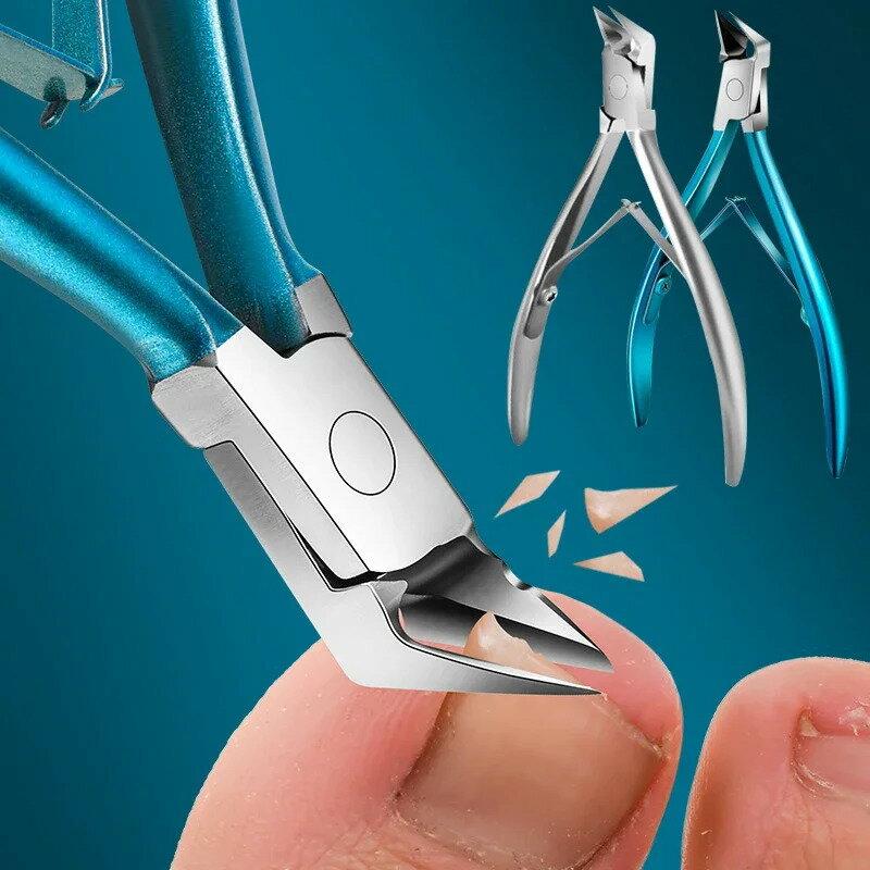 プロの爪切りキューティクルニッパー爪周囲炎用ネイルカッターステンレス鋼陥入爪はさみマニキュアツール