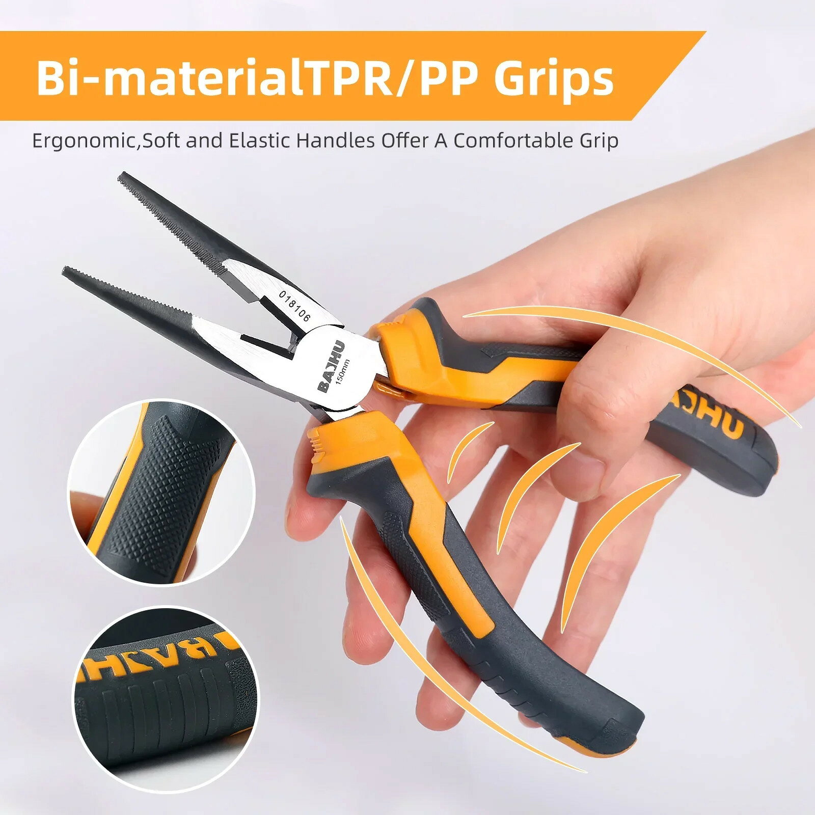 多機能プライヤークランプ剥離ロングノーズプライヤーニードルノーズプライヤー電気技師メンテナンス修..